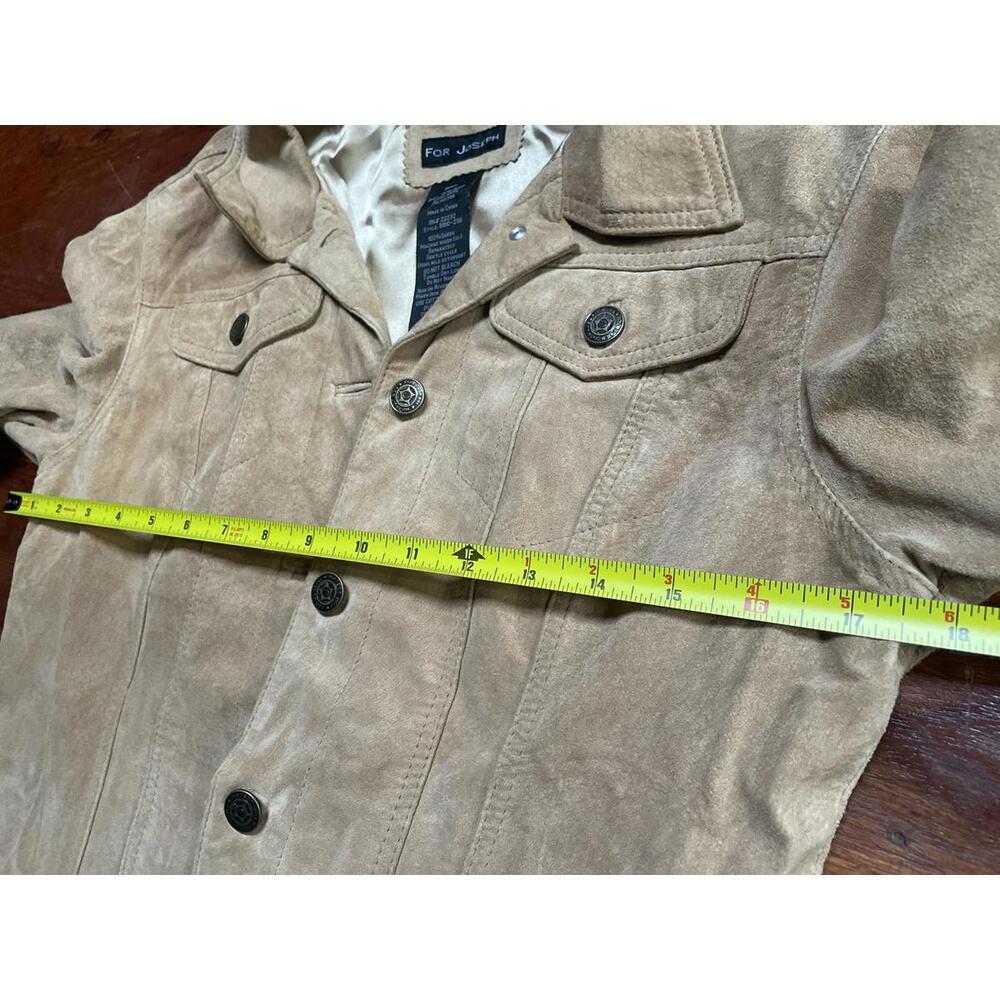 For Joseph Suede Jacket in Tan, Size Small - Picture 3 of 4
